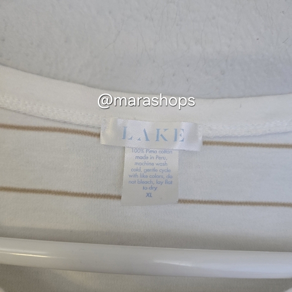 LAKE Pima Long Sleeve Weekend Pajama Shirt - Picture 4 of 6